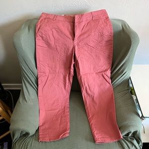 Rose capris, size 16, NWT